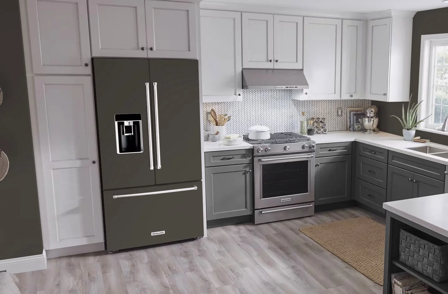 Black Fox SW 7020 Vinyl Refrigerator Wrap